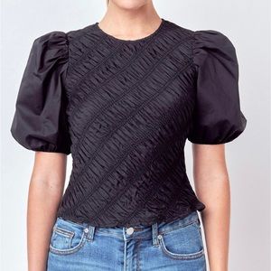 Anthropologie asymmetrical blouse size M